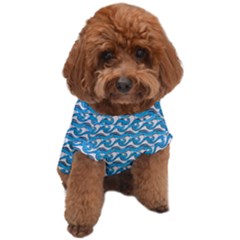 Blue Wave Sea Ocean Pattern Background Beach Nature Water Dog T-shirt