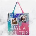 Personalized Trip Photo Illustration Name Tote Bag Grocery Tote Bag View2