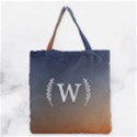 Personalized Initial Tote Bag Grocery Tote Bag View2
