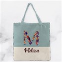 Personalized Initial Name Tote Bag Grocery Tote Bag View1