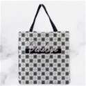 Personalized Name Retro Old Style Grocery Tote Bag View1