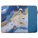 Personalized Marble Name Laptop Sleeve Case with Pocket 17  Vertical Laptop Sleeve Case With Pocket View2