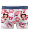 Personalized Photo Name Kiss Lip Boxers Men s Boxer Briefs View1