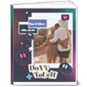 Personalized Name Photo Y2K Style Hardcover Notebook 8  x 10  Hardcover Notebook View1