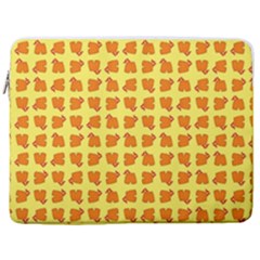 Pattern Shorts Watermelon Design 17  Vertical Laptop Sleeve Case With Pocket