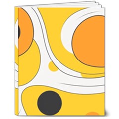 Abstract Pattern 8  X 10  Hardcover Notebook
