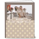 Personalized Photo Name Pattern Hardcover Notebook 8  x 10  Hardcover Notebook View1