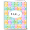 Personalized Name Jelly Bear Hardcover Notebook 8  x 10  Hardcover Notebook View1