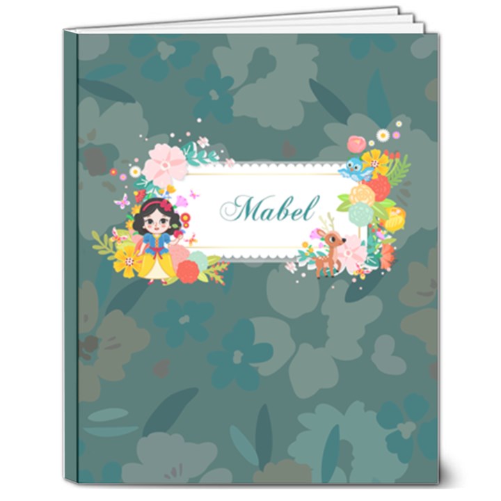 Personalized Name Snow White Hardcover Notebook 8  x 10  Hardcover Notebook