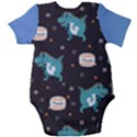 Personalized Dinosaur Name Baby Short Sleeve Bodysuit Baby Short Sleeve Bodysuit View2