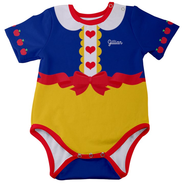 Personalized Princess Name Baby Short Sleeve Bodysuit Baby Short Sleeve Bodysuit