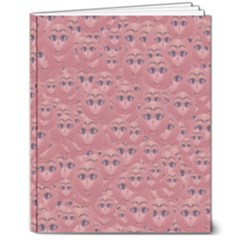 Sweet Emoji Canvas Print Pattern 8  X 10  Hardcover Notebook