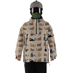 Cat Pattern Texture Animal Men s Ski And Snowboard Waterproof Breathable Jacket