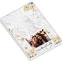 Personalized Oil Painting Floral Marble Texture Photo Name Any Text Large Memo Pad Large Memo Pads View1