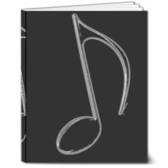 Eighth Note 8e245177-3b01-46c5-8203-b2dfeddb6d62 8  X 10  Hardcover Notebook