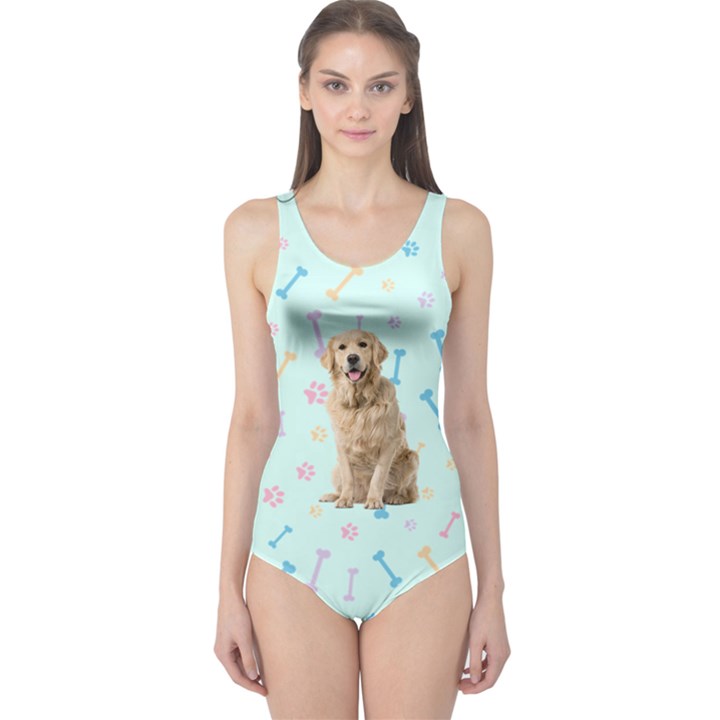 Personalized Candy Photo One Piece Swimsuit One Piece Swimsuit