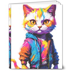 Wild Cat 8  X 10  Hardcover Notebook