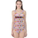 Personalized Fruit Cartoon Photo One Piece Swimsuit One Piece Swimsuit View1