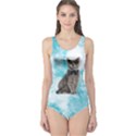 Personalized Tie Dye Photo One Piece Swimsuit One Piece Swimsuit View1