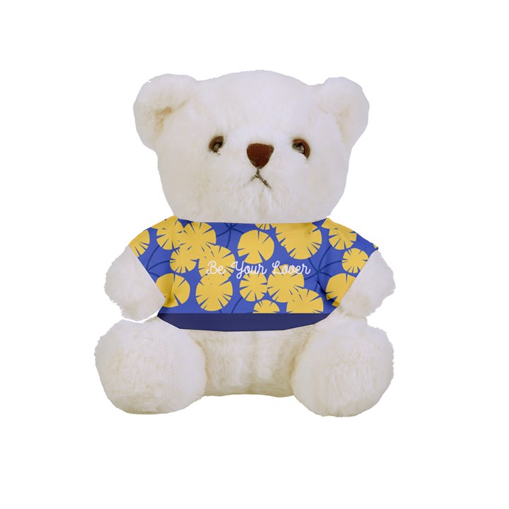 Personalized Yellow Flower Name Full Print Cuddly Teddy Bear Full Print Cuddly Teddy Bear
