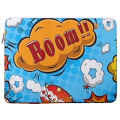 Comical Words Animals Comic Omics Crazy Graffiti 17  Vertical Laptop Sleeve Case With Pocket