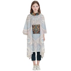 Pattern 1 Muster 7a Kids  Hooded Rain Ponchos