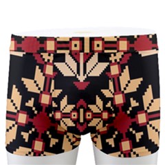Vector Illustration Of Ukrainian Folk Seamless Pattern Ethnic Ornament Border Element Traditional Men s Boxer Briefs