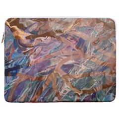 Blending Flows 17  Vertical Laptop Sleeve Case With Pocket