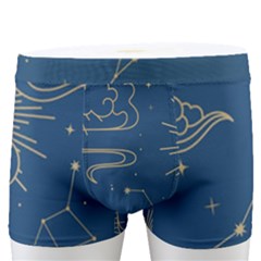 Seamless Galaxy Pattern Men s Boxer Briefs