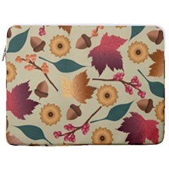 Autumn Leaves Autumn Colour Season 17  Vertical Laptop Sleeve Case With Pocket