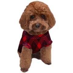 Muster Rot Schwarz Dog T-shirt