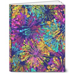 Illustration Graphics Art 8  X 10  Hardcover Notebook
