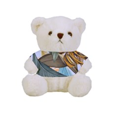 Monstera Palm Leaves Plants Full Print Cuddly Teddy Bear