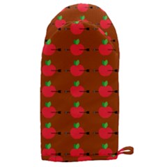 Apple Arrow Pattern Design Drawing Microwave Oven Glove