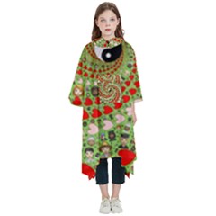 Love Avatars Characters Roles Yin Yang Kids  Hooded Rain Ponchos