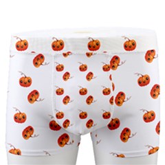 Kawaii Pumpkin Patt White Men s Boxer Briefs
