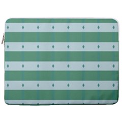 Pattern Triangle 17  Vertical Laptop Sleeve Case With Pocket