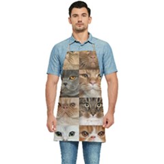 Breeds Of Cats Collage Kitchen Apron