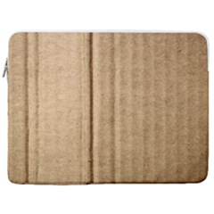 Brown Cardboard Texture Macro, Cardboard, Cardboard 17  Vertical Laptop Sleeve Case With Pocket