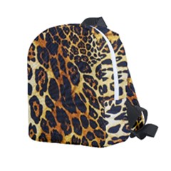 Leopard Skin Texture, Macro, Brown Kids  Age 2-4 Lightweight Preschool Backpack
