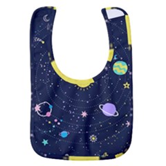 Aesthetic Outer Space Cartoon Art Baby Bib