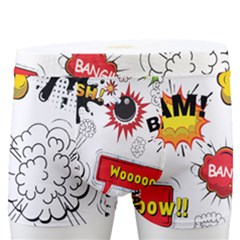 Pattern Seamless Texture Cartoon Men s Boxer Briefs