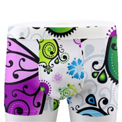 Butterflies, Abstract, Background, Colorful Men s Boxer Briefs