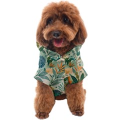Leaves Pattern Flora Dog Coat