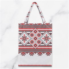 Retro Knitting Patterns Seamless Classic Tote Bag