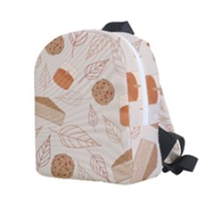 Leaves Cake Cookies Pattern Kids  Age 2-4 Lightweight Preschool Backpack