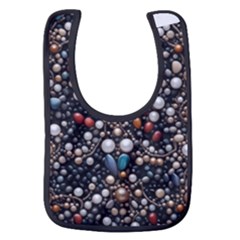 Pearls And Stones Baby Bib