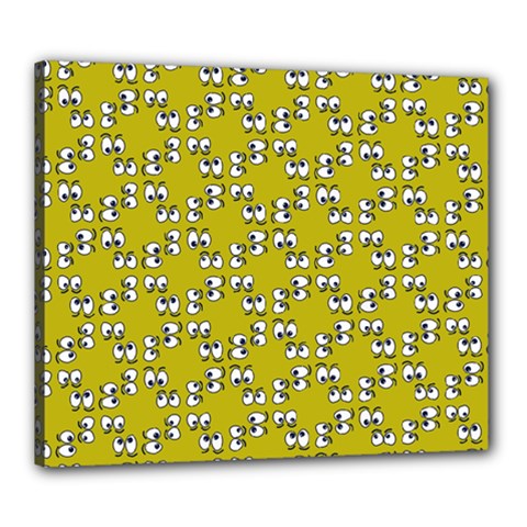 Eyes Pattern Canvas 24  X 20  (stretched)