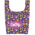 Personalized Name Any Text Foldable Shopping Bag Foldable Shopping Bag View1