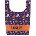 Personalized Halloween Name Any Text Foldable Shopping Bag Foldable Shopping Bag View1